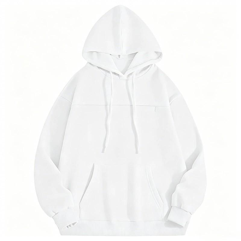 Pet Cat Pocket Hoodie Fleece Lined Casual Winter Sweatshirt Coat Loose Fit Long Sleeve Youth Women