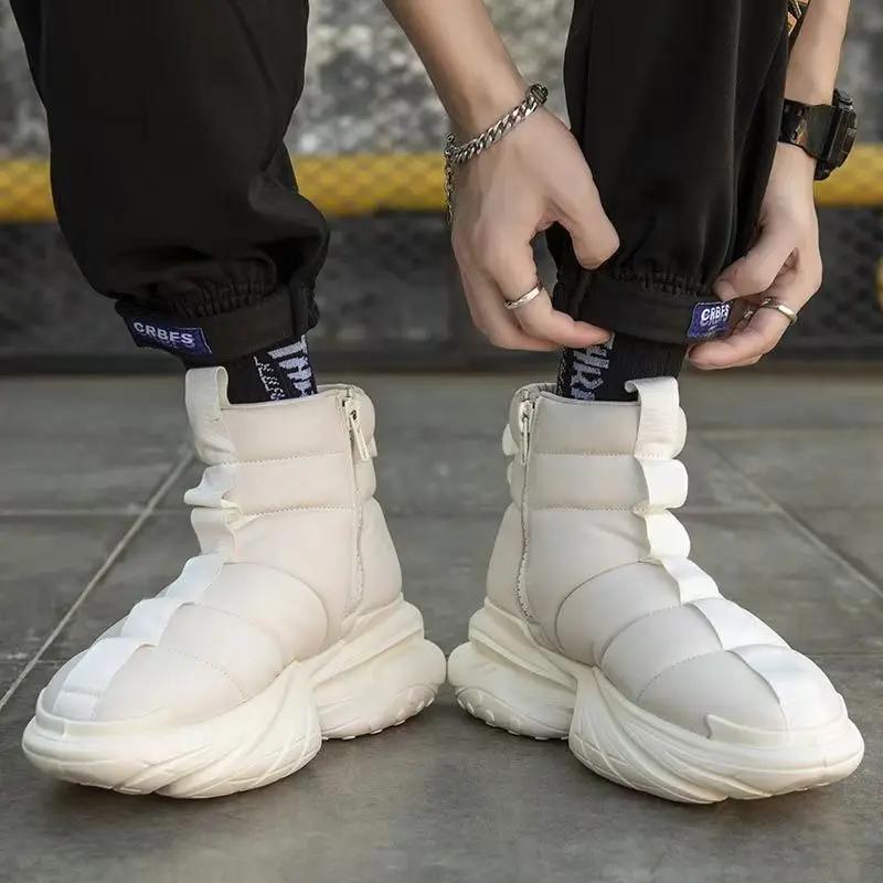 Fashion New Thick soled Height increasing Men's Shoes Street Photography Versatile Casual Shoes Youth Anti slip Running Sports Shoes