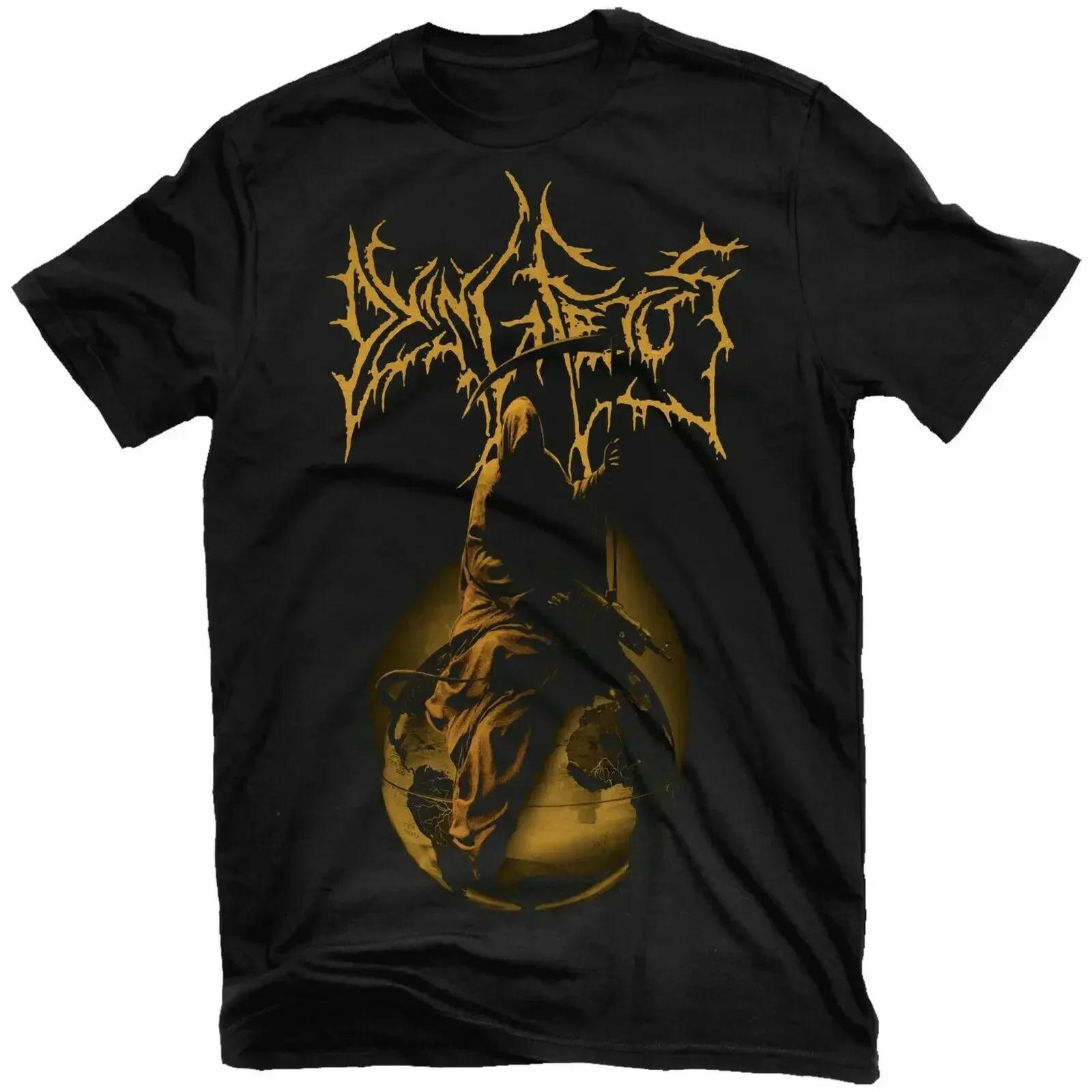 

Футболка Dying Fetus Reaper 2024 Высокое качество Брендовая футболка Повседневная Короткий рукав Круглый вырез Модная С принтом 100% Хлопок S чёрный