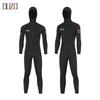 OUZO Mens 1.5mm Full Body Hooded Wetsuit Long Sleeve Diving Surfing Swimming Warmth UV Protection