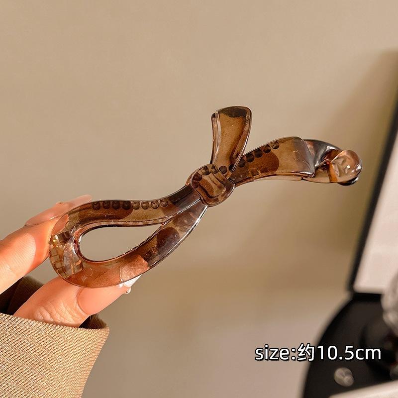French Retro Banana Clip, High Ponytail Vertical Clip, High-End Sense Plate Hairpin, Female Fluffy, High Cranial Top, Love, Simple Clip.
