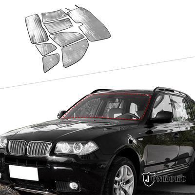 For BMW X3 E83 2006-2010 Aluminum Foil Silver Car Front Windshield Full Window Glass Sun Protection Parasol Car