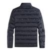 Graphene Self-heating Down Jacket Men Solid Windproof Pleated Down Jackets Stand Collar Classical Warm Winter Jackets Male