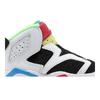 Air Jordan 6 Retro Little Flex Kleinkind 'Multi White' (Unisex) Weiße / Geistergrüne / Schwarze / Küsten-Kleinkindschuhe CT4417 103