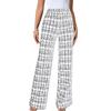 Women's Autumn Winter Fashion Casual Printed Straight Leg Pants