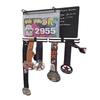 Wall Mounted Marathons Medals Display Organiser With Race Bib Holder Blackboard For Runners Carbon Steel Hanger