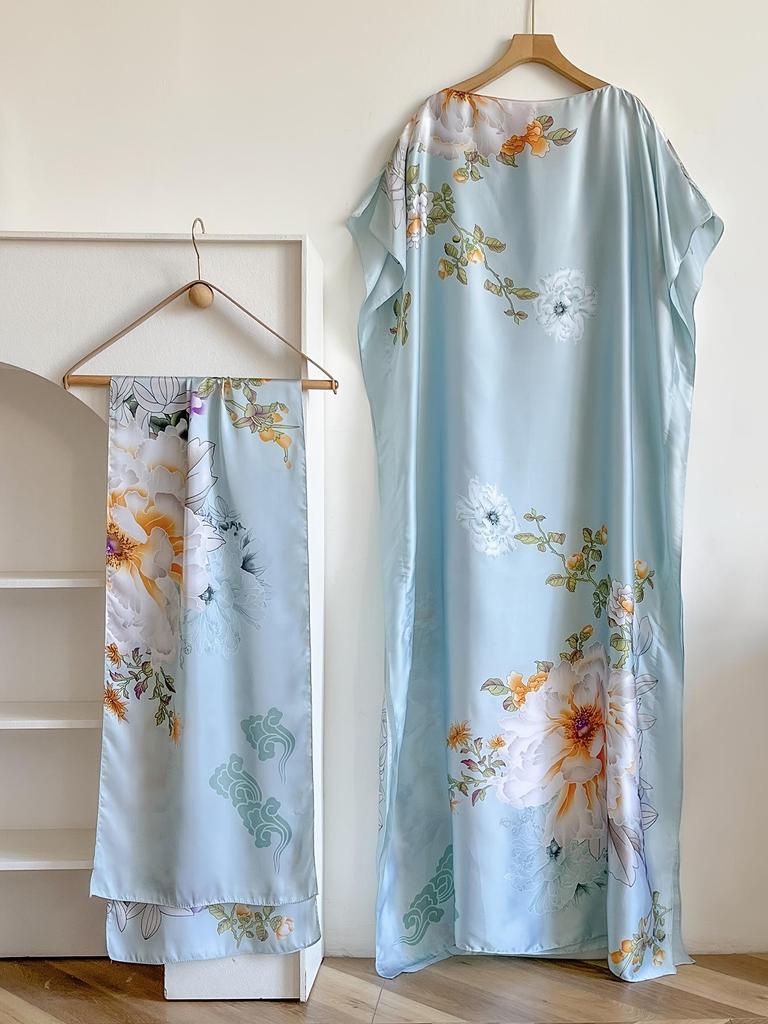 Middle Eastern Style Loose Long Dress Abaya for Women