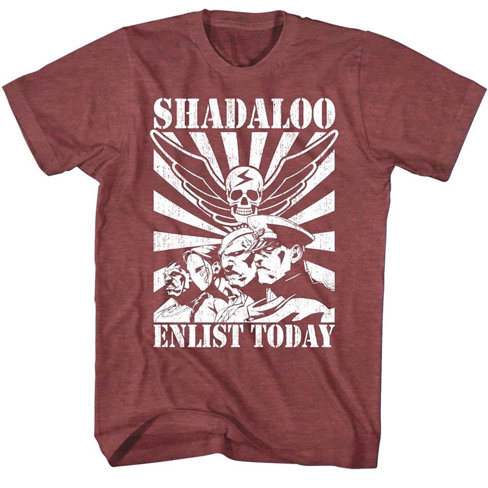 Street Fighter Shadaloo Enlist Today Men T Shirt Bison Sagat Vega Balrog M