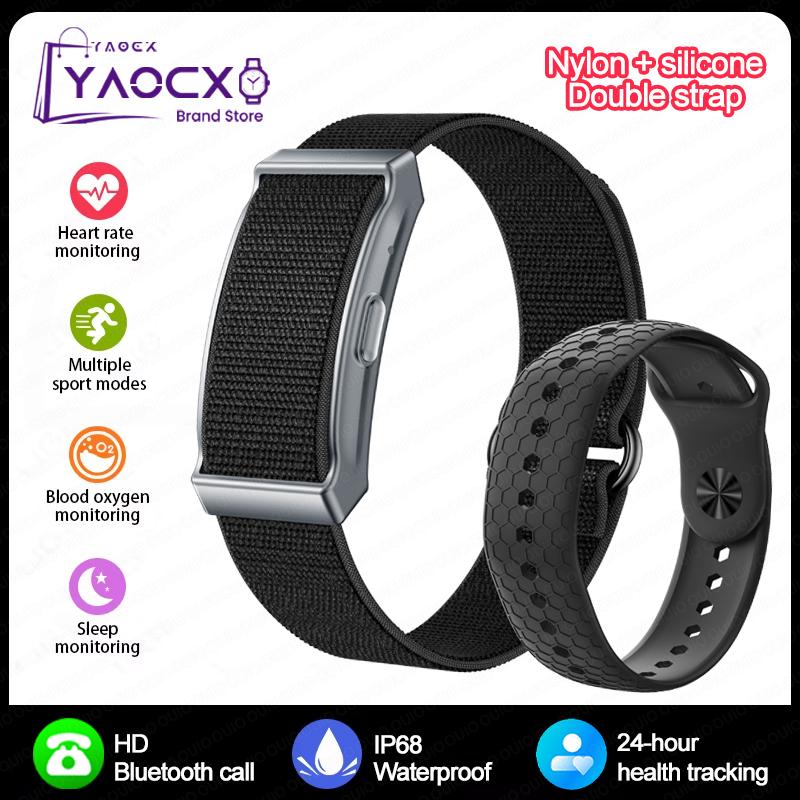 2026 New Smart Bracelet Sport Modes Heart Rate Blood Pressure Long Battery Life IP68 Waterproof Sleep Call Reminder Smart Watch