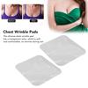 2pcs Chest Wrinkle Pads Food Grade Silicone Transparent Color Lightweight Soft Comfortable Skincare Patches for Wrinkles