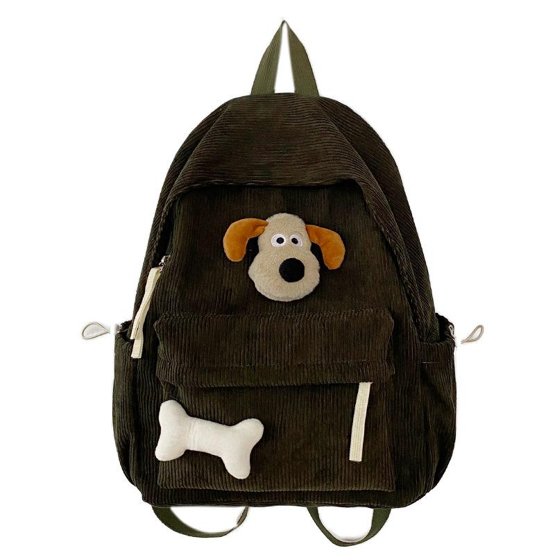 Batoh Female Cartoon Puppy Girl Schoolbag Travel Backpack