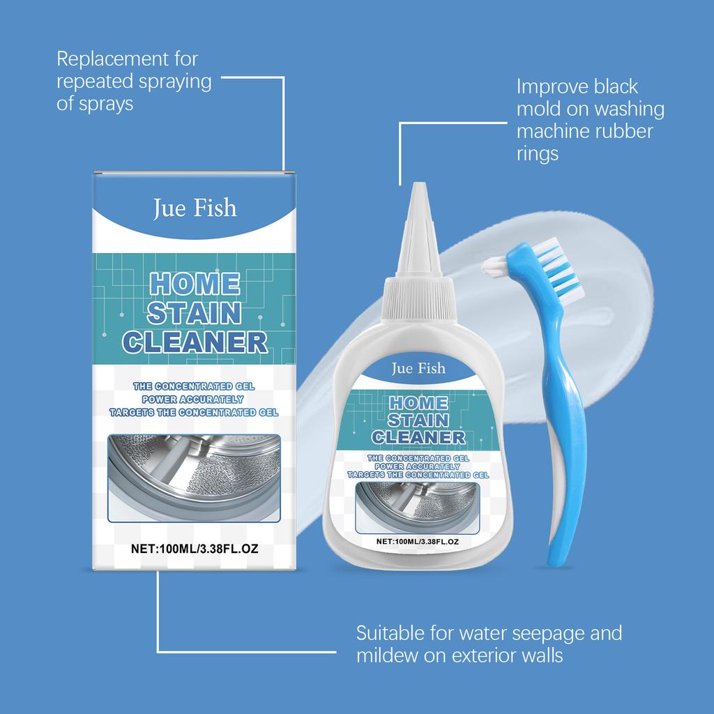 Stain Removal Gel Multipurpose Anti-Mold Cleaning Mildew Stain Washing Machine Rubber Sink Tile Joint Household Mold Remover Gel