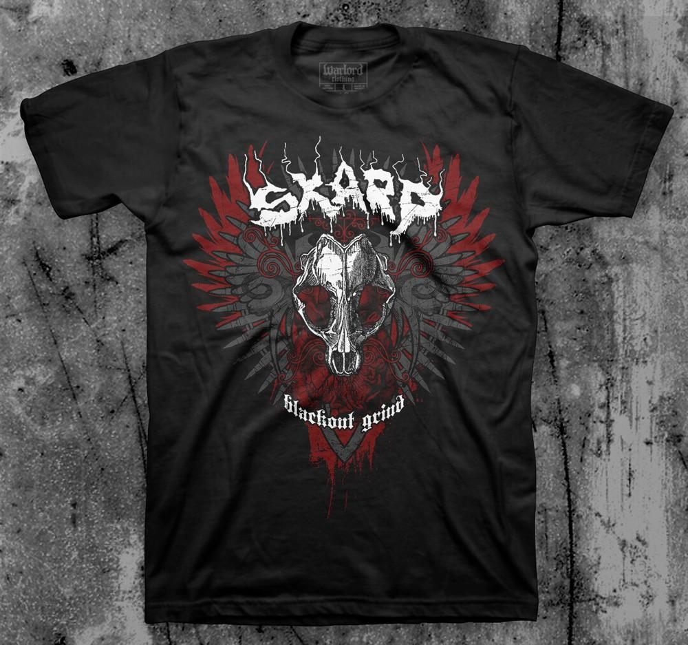 Skarp  Blackout Skull  T Shirt Unisex T-Shirt XXXXL