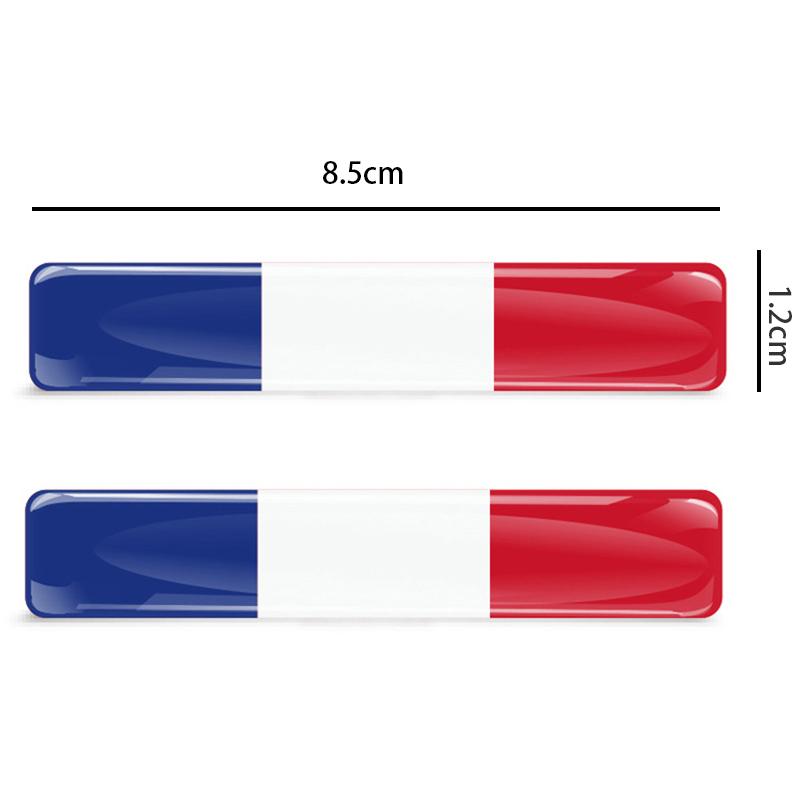 3D Reflective National Flag Sticker Motorcycle Accessories Car Decal British Italy USA France Russia Spain Brazil Chile Ukraine