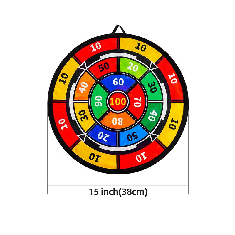 Large Hard Plate Kids Sticky Ball Toy StickyBall lndoor Dart Target Plate OutdoorParent-Child Suction Cup Ball