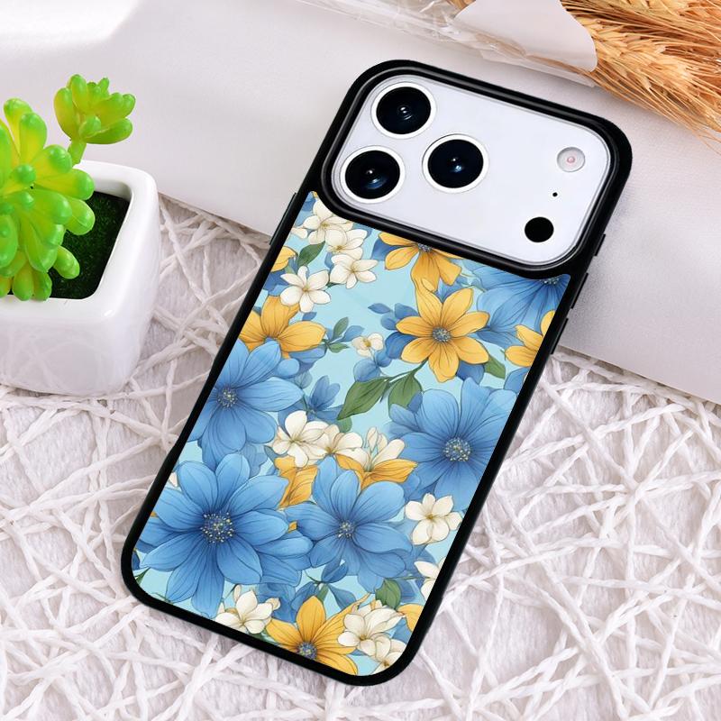 

Красивый чехол для телефона с цветами для iPhone 17 Air 16 15 11 12 14 13 Pro Max Ударопрочный чехол iPhone17 Pro