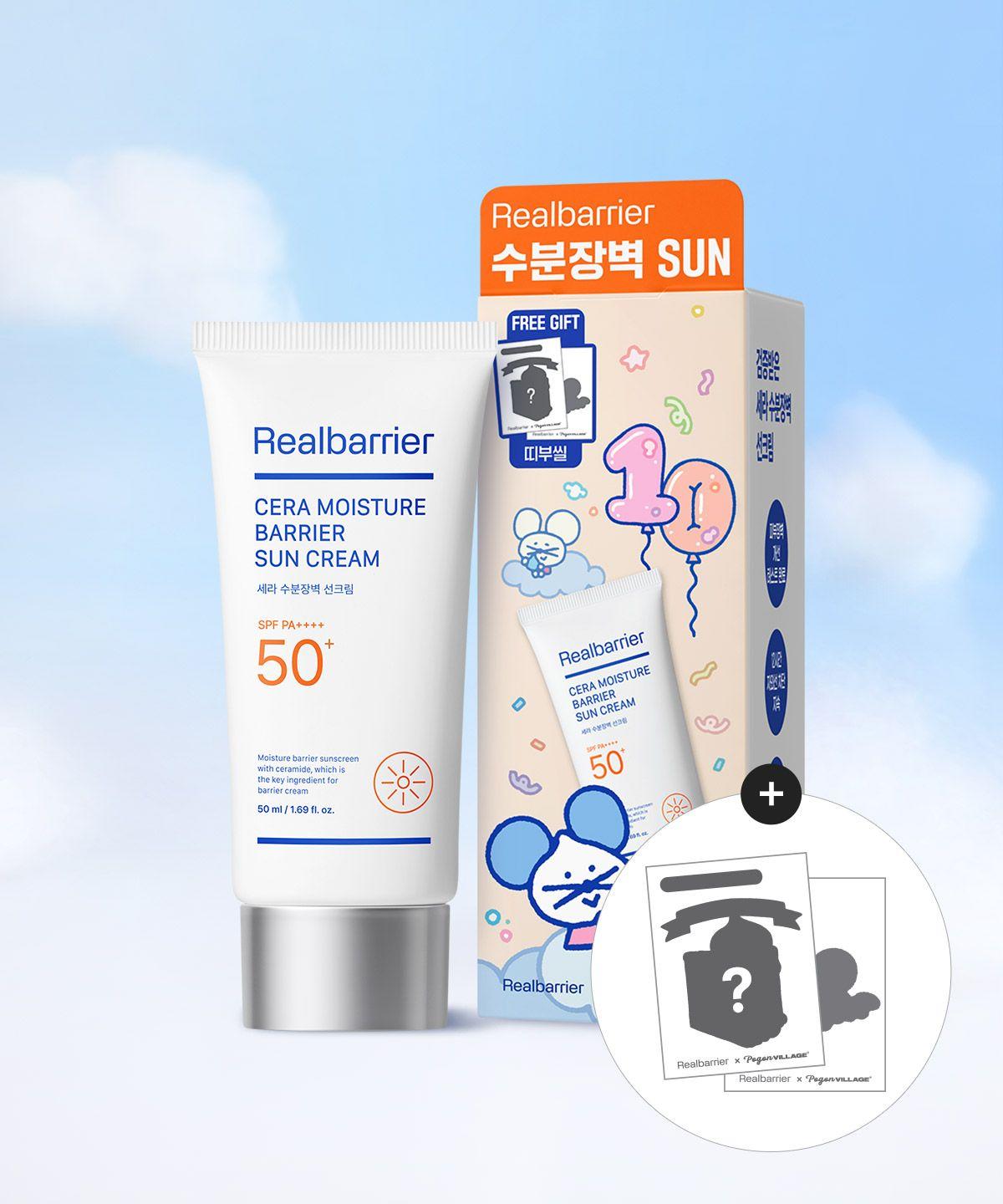 [Pogon Village Special Set] Cera Moisture Barrier Sun Cream 50ml (Random Sticker Included)