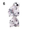 Inverted Plastic Bar Belly Ring Gold Body Perforated Button Navel Two Hearts