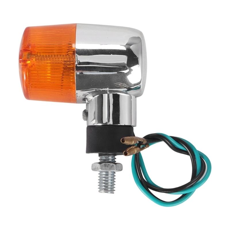 Retro Mini Turn Signal Lamp Indicator Compact Size Simple Wiring Universal Compatibility For Small And Cruiser Motorcycles