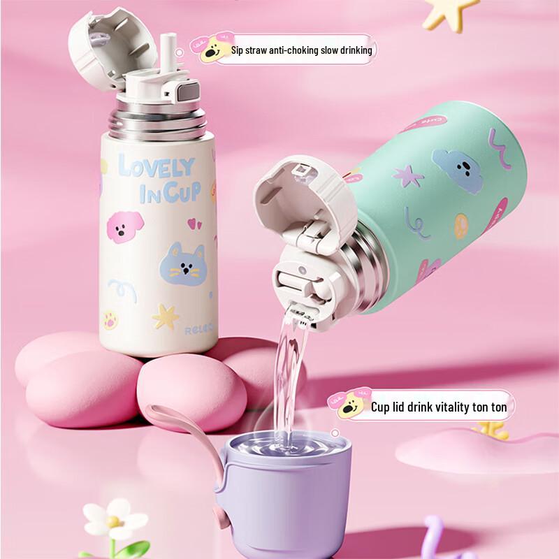 Wushengwu JV012446 Portable Glass Insulated Straw Cup