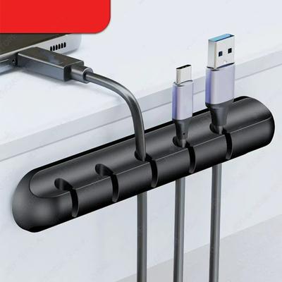Adhesive Cable Holder Clips Cord Management Wire Organizer for Desktop USB Charging Cable Nightstand Power Cord Mouse Cable