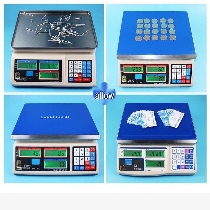 OUOETY Precision Commercial Counting Platform Scale