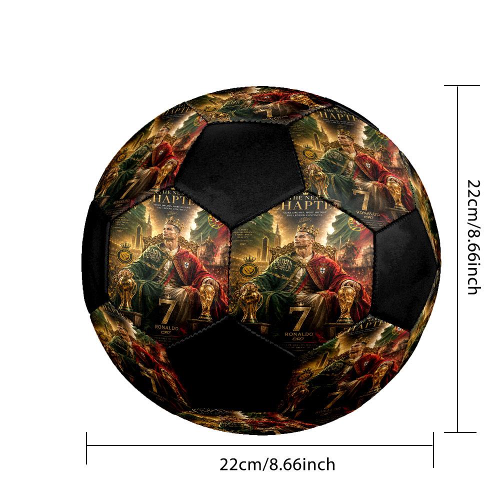 Size 5 Printed Football Resistant Outdoor Training Soccer Ball
