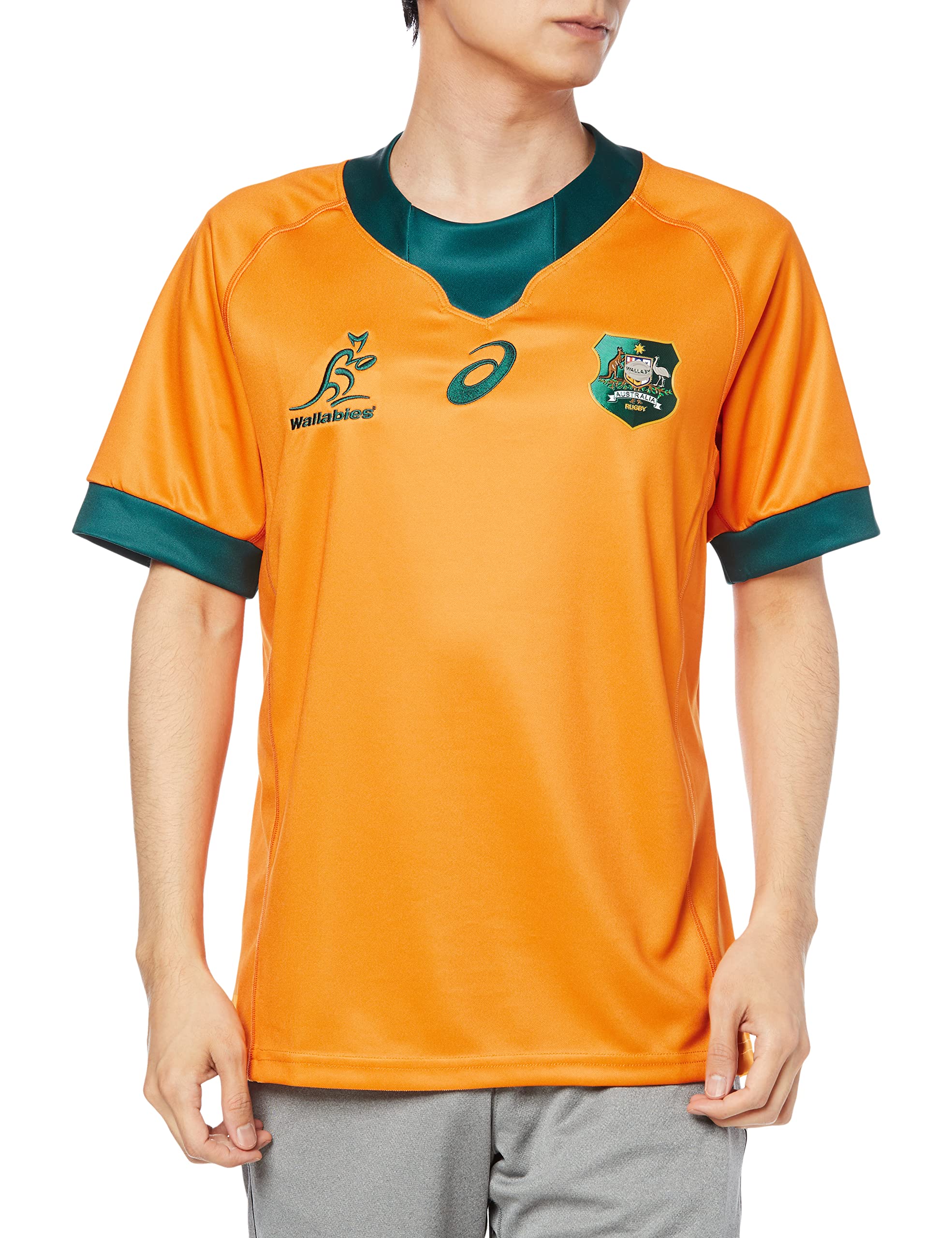 

Rugby Wear Wallabies 21 Home Game Jersey Replica 2111B300 [ASICS] Men s