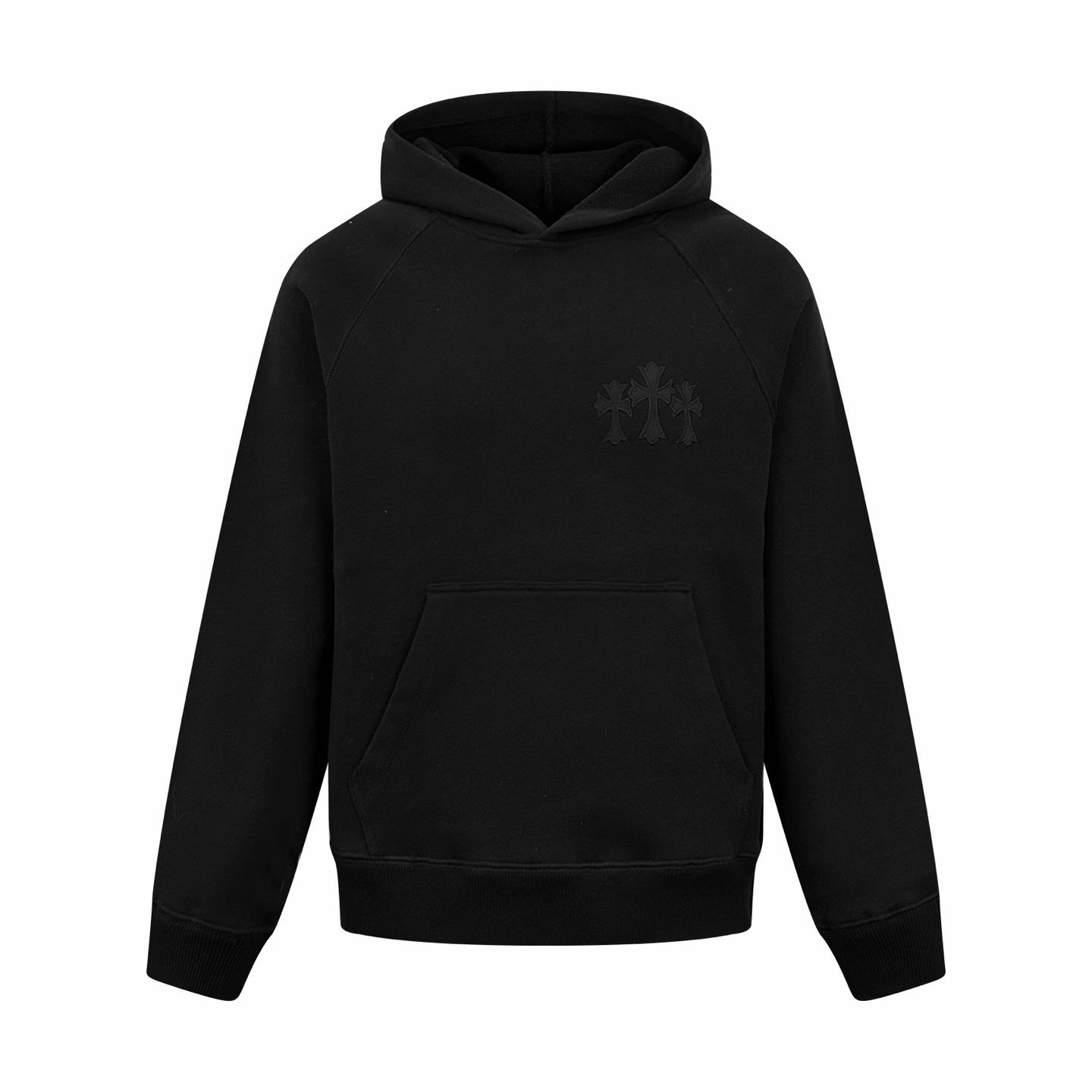 Unisex Black/Gray Family Crest Hoodie Sweatshirt - 2025CH Edition Large чёрный