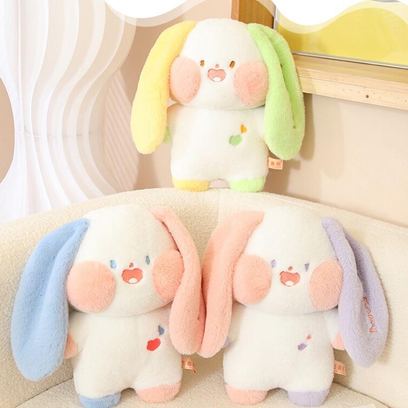 Adorable Bunny Plush Toy With Cute Puffed Cheeks For Kids' Gift
