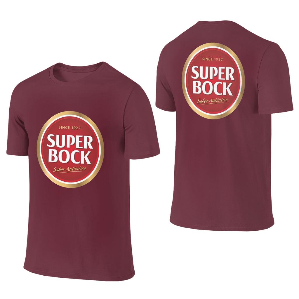100% Cotone Super Bock Dal 1927 Maglietta Unisex a Maniche Corte Maglietta Unisex Girocollo Magliette Estive Top S6xl