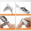New Stainless Steel Fingernail Clipper Metal Foldable Mini Creative Kitten Nail Clipper Trim Nails Keychain
