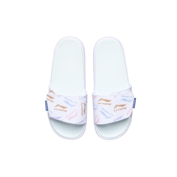 Li Ning Slide Slippers Women's White AGAR010-1