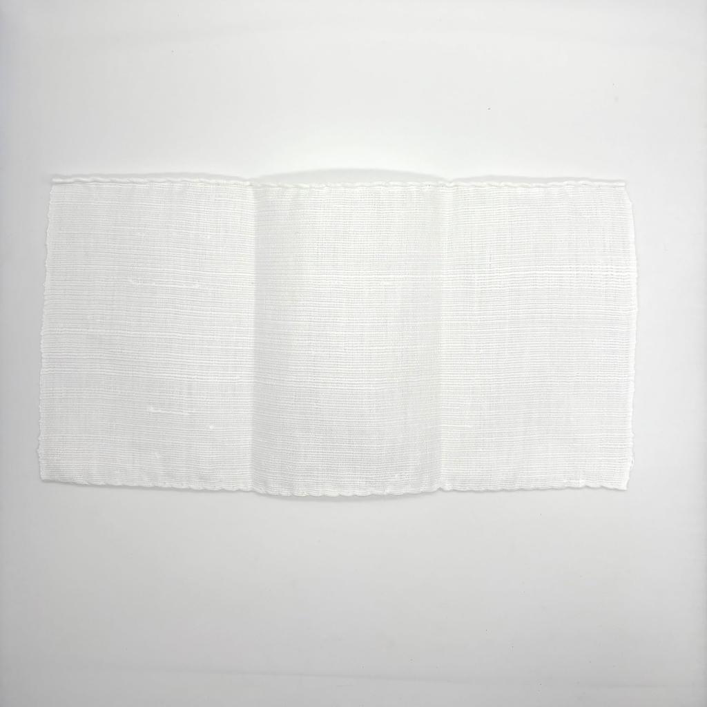 Nara Bleached High-Quality Hemp Tea Cloths, Tea Ceremony Utensils, Paper Bag, Set of 3