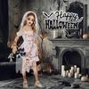 Halloween Witch Ghost Vampire Bride Cosplay Dress, Masquerade Witch Role Play Outfit
