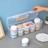 Art Supply Storage Box – Durable Organizer with Handle for Paintbrushes, Calligraphy Brushes, and Other Art Tools, Portable Art