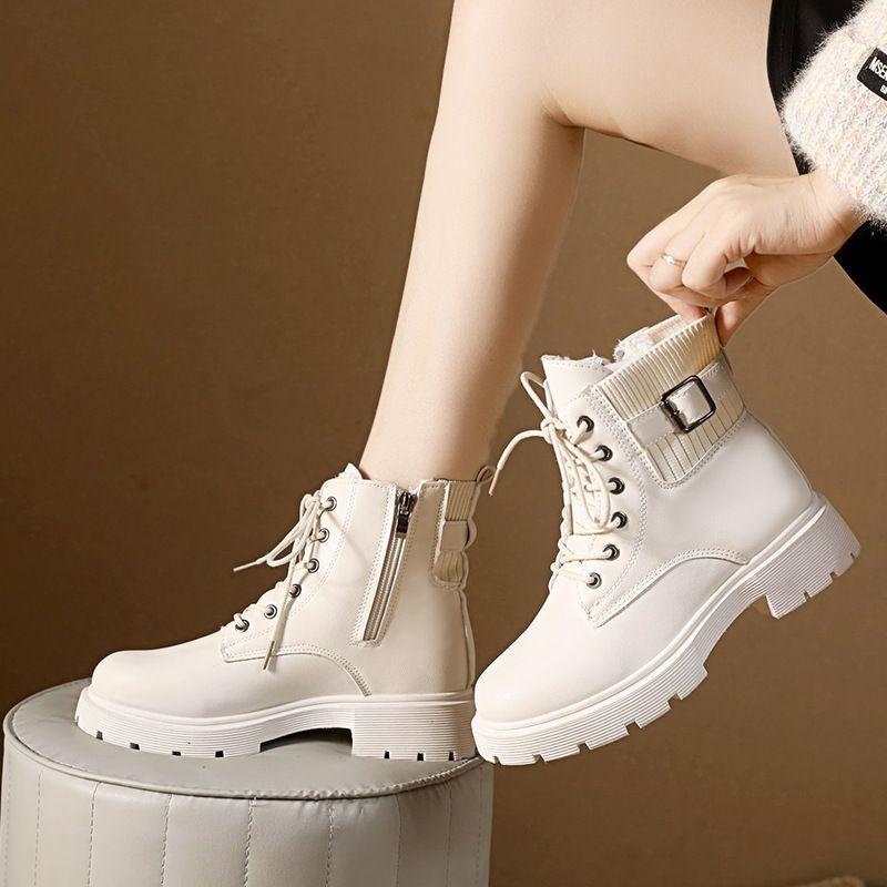 Fashion Woman Short Shoes Chunky Heel British Style Ankle Boots for Women Non Slip Fashion 2025 Trend Boot Sale Designer Luxury Booties