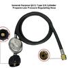 Universal Gas Grill Regulator and Hose Low Pressure Gas Regulator Replacement with Hose Easy To Installation
