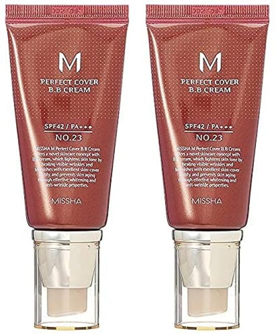 

MISSHA M Perfect Cover BB Cream UV Set of 2 Directly from (No. 23) [SPF42 PA+++] (1+1) [Ships Overseas]