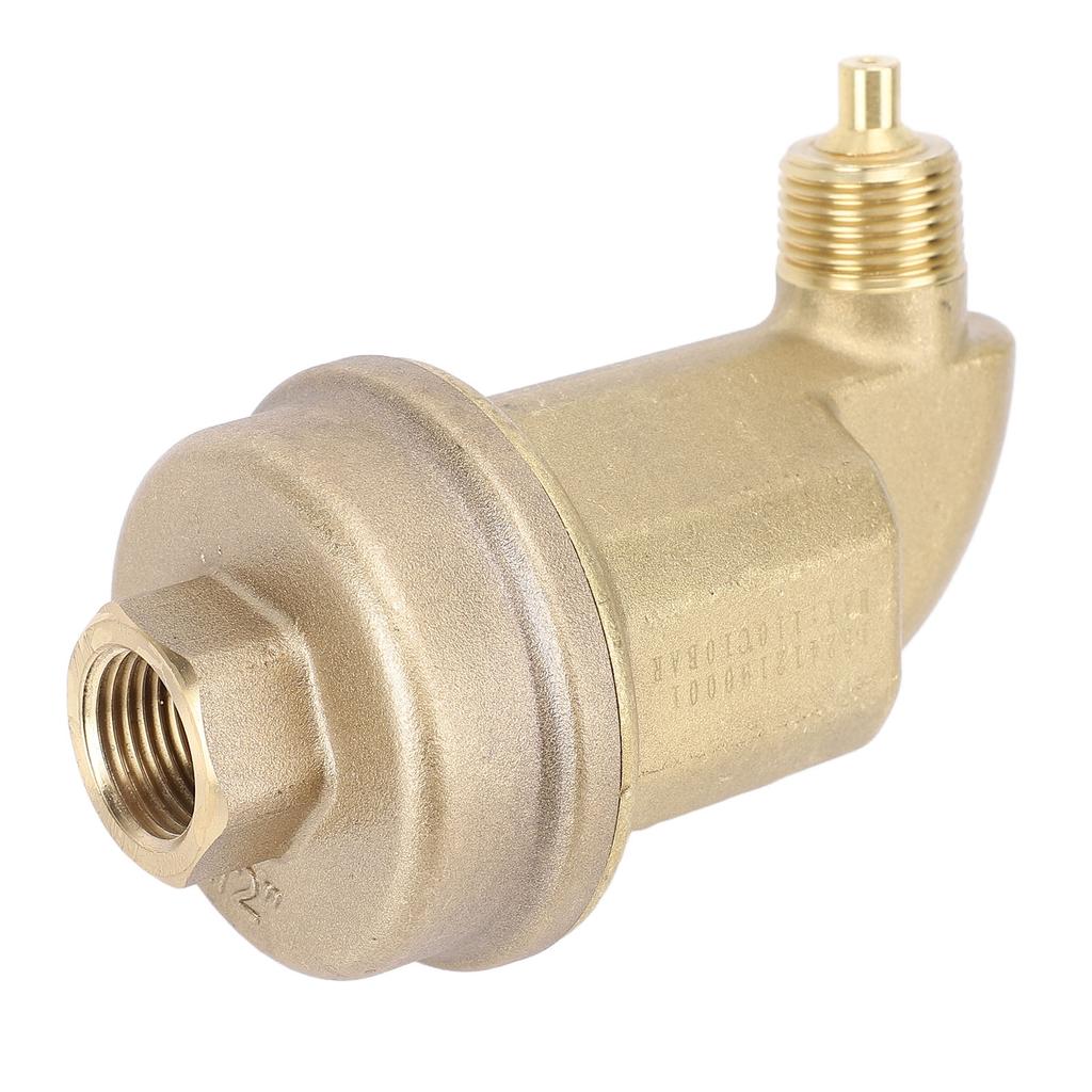 Air Release Valve DN15 BSP 12in 110 Celsius  High Temperature Resistant Brass Air Bleeder Release Valve