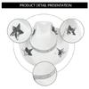 Rhinestones Belt Five Pointed Star Hat for Women Cosplay Costume Hat Bachelorette Party Headwear Wedding Western Hat
