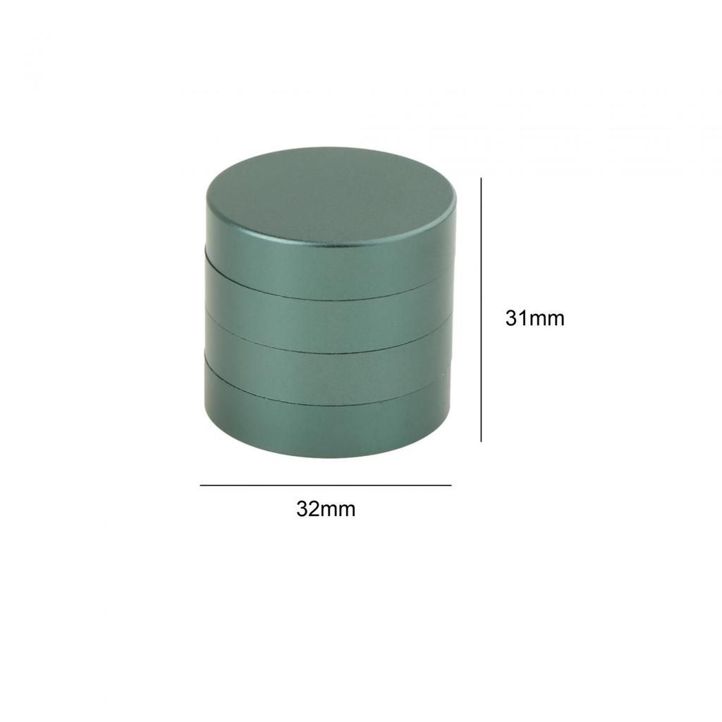 Pool Snooker Chalk Holder Protective Aluminum Alloy Practical Chalk Box Round