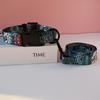 Ethnic Style Webbing Print Pet Collar Cute Dog Collar Outdoor Walking Dog Neck Ring Dog Collar Dog Chain