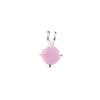 Rose Chalcedony Gemstone 925 Sterling Silver Jewelry Handcrafted Pendant 0.93'' PP-62-15
