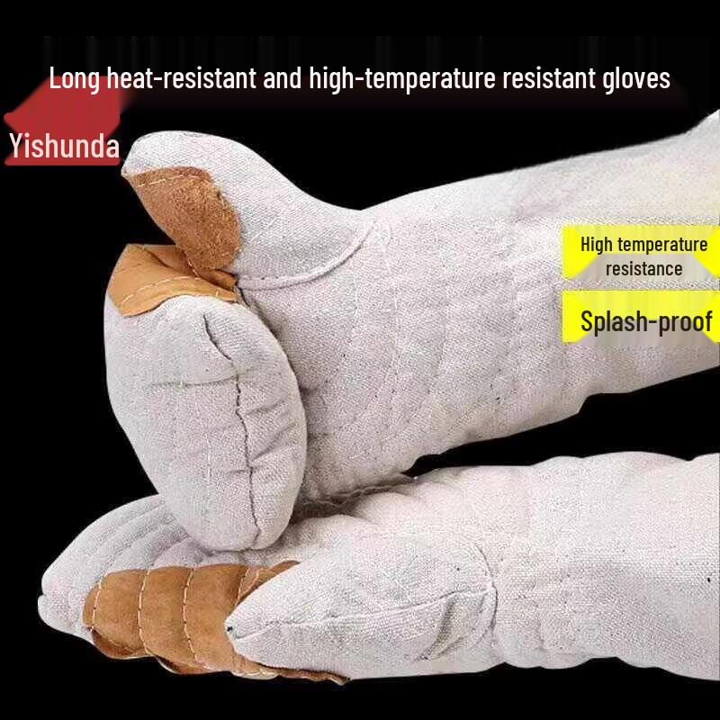 Yishunda Heat-Resistant Canvas Work Gloves