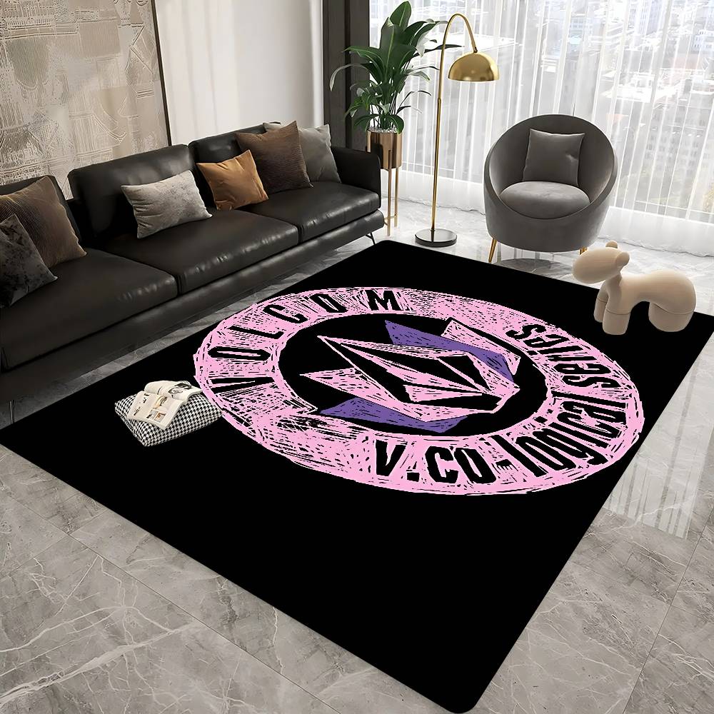 V-Volcoms Bathroom Mat Anti-slip Absorb Water Long Strip Cushion Bedroon Mat Welcome Doormat
