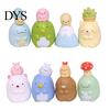 8Pcs Cute Anime Figure Sumikko Gurashi Model Toy Car Ornaments Home Decoration