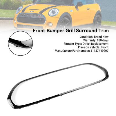 Obramowanie kratki grilla przedniego 51137449207 Pasuje do Mini Cooper F55 F56 F57 2014-2021