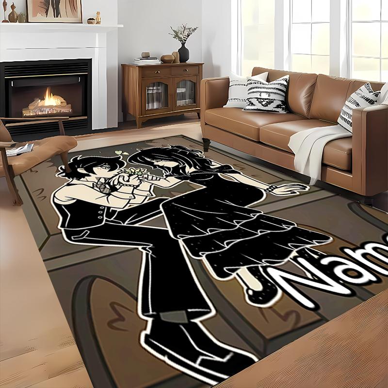 Custom personalization The Coffin of Andy and Leyley Area Rug - Perfect For Kitchen, Bathroom,Laundry Room Decor Large Size Available,Gift All Seasons