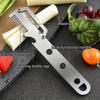 Pelapatate Antiscivolo Robusto in Acciaio Inossidabile Pelapatate e Affettatore per Verdure Casa Multiuso Tagliafiori per Cipolle